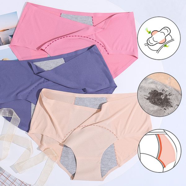 leak proof menstrual panties physiological pants women underwear period cotton waterproof briefs plus size female lingerie, Black;pink
leak proof menstrual panties physiological pants women underwear period cotton waterproof briefs plus size female lingerie, Black;pink