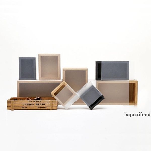 10pcs kraft paper box with frosted transparent cover drawer gift cardboard box for packaging jewelry gift boxes black 14 sizes
10pcs kraft paper box with frosted transparent cover drawer gift cardboard box for packaging jewelry gift boxes black 14 sizes