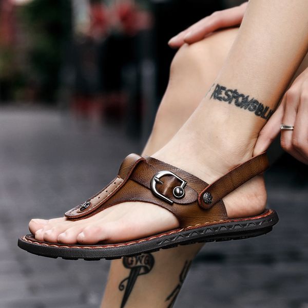 da playa sandali de 2020 couro sandalias man cuero sandalle piel work genuine masculino sandal sandales cuir rasteira for homme, Black
da playa sandali de 2020 couro sandalias man cuero sandalle piel work genuine masculino sandal sandales cuir rasteira for homme, Black