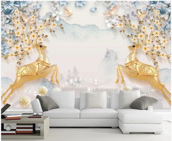 3d wallpaper custom p mural on the wall european simple embossed elk fortune tree home decor living room p wallpaper for walls 3 d
3d wallpaper custom p mural on the wall european simple embossed elk fortune tree home decor living room p wallpaper for walls 3 d