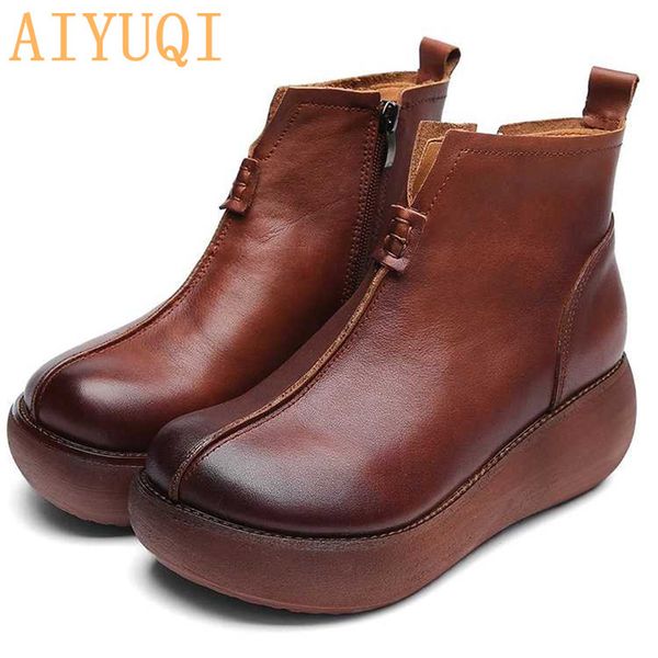 dress shoes aiyuqi women retro 2021 spring genuine leather platform casual moccasins on the wedge loafers, Black
dress shoes aiyuqi women retro 2021 spring genuine leather platform casual moccasins on the wedge loafers, Black