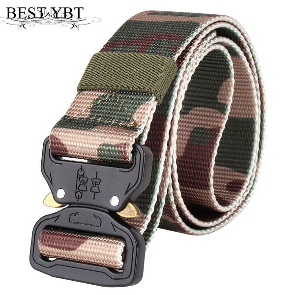 ybt nylon belt alloy insert buckle belt outdoor tactical camouflage multi-functional training unisex, Black;brown
ybt nylon belt alloy insert buckle belt outdoor tactical camouflage multi-functional training unisex, Black;brown
