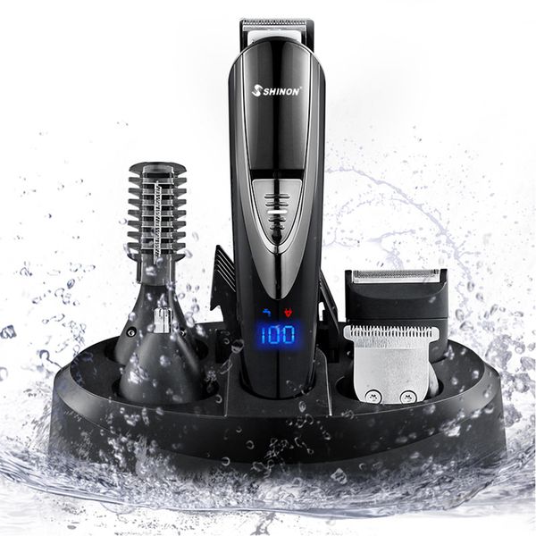 professional waterproof 5 in 1 men hair trimmer lcd display electric hair clipper dual charging hair cutter machine+charge base
professional waterproof 5 in 1 men hair trimmer lcd display electric hair clipper dual charging hair cutter machine+charge base