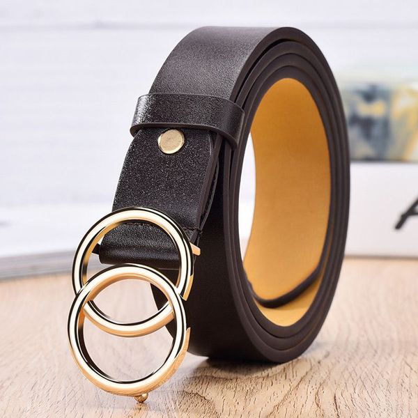designer belts double ring circle button belt leisure jeans fashion dress women leather belt simple solid color girls adjustable waist strap, Black;brown
designer belts double ring circle button belt leisure jeans fashion dress women leather belt simple solid color girls adjustable waist strap, Black;brown
