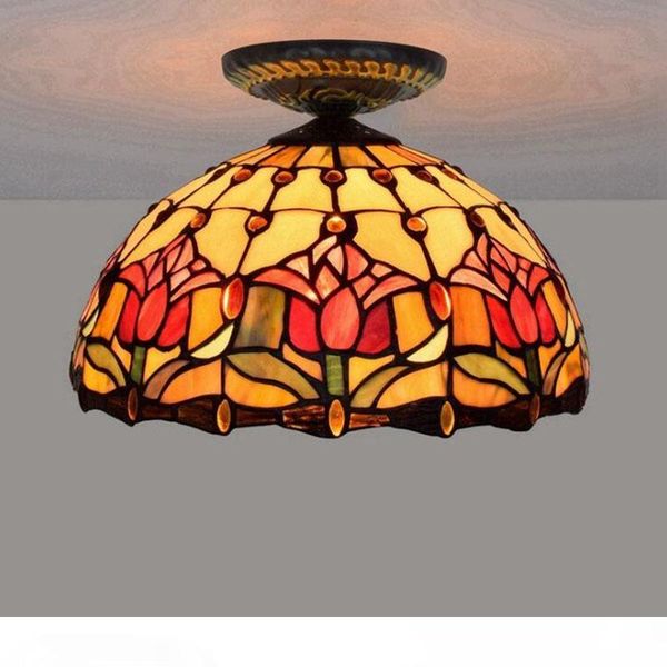 tiffany tulip lamp 30cm european pastoral vintage stained glass light fixtures dining room bedroom aisle corridor ceiling light tf060
tiffany tulip lamp 30cm european pastoral vintage stained glass light fixtures dining room bedroom aisle corridor ceiling light tf060