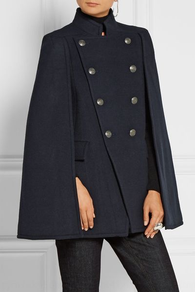 autumn and winter new all-matchuniform style double-breasted loose cloak coat woolen coat mid-length cloak for women, Black
autumn and winter new all-matchuniform style double-breasted loose cloak coat woolen coat mid-length cloak for women, Black