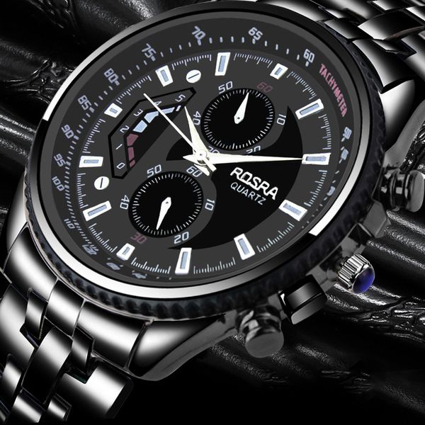 fashion men's stainless steel watches classical black business quartz watch for father's day gifts, Slivery;brown
fashion men's stainless steel watches classical black business quartz watch for father's day gifts, Slivery;brown