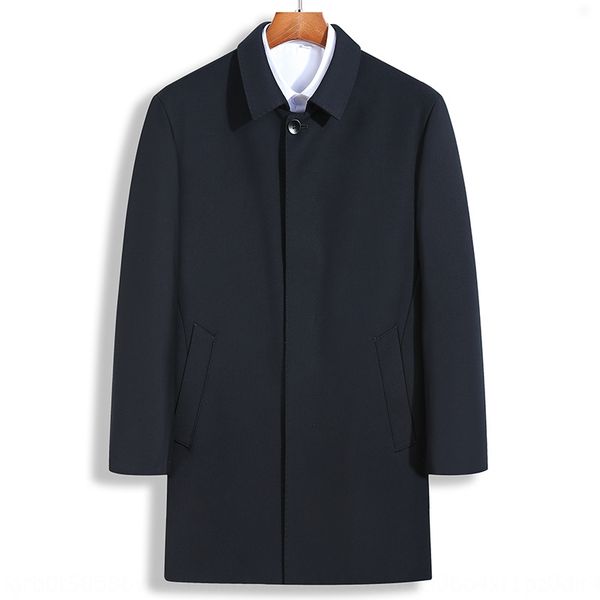 x4kwj autumn mid-length windbreaker men's windbreaker middle-aged and elderly business jacket large size coat casual dad clothes lapel, Tan;black
x4kwj autumn mid-length windbreaker men's windbreaker middle-aged and elderly business jacket large size coat casual dad clothes lapel, Tan;black