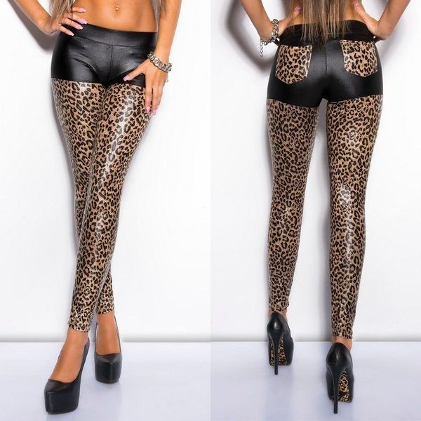 women's pants & capris 2021 women leggings fashion leopard skinny legging the back with pocket patchwork leather hip hop pant, Black;white
women's pants & capris 2021 women leggings fashion leopard skinny legging the back with pocket patchwork leather hip hop pant, Black;white
