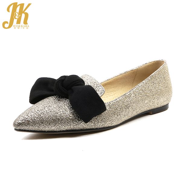 jk big size fashion women flats spring pointed toe butterfly knot shallow ladies shoes flat outsole slip on female boat shoes, Black
jk big size fashion women flats spring pointed toe butterfly knot shallow ladies shoes flat outsole slip on female boat shoes, Black