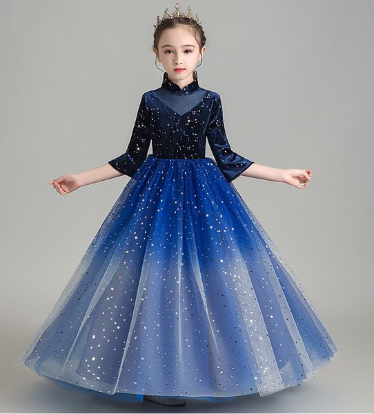 beauty blue tulle 3/4 sleeves flower girls' dresses girl' brithday dresses girls' formal dress holiday dresses custom sz 2-1, White;red
beauty blue tulle 3/4 sleeves flower girls' dresses girl' brithday dresses girls' formal dress holiday dresses custom sz 2-1, White;red