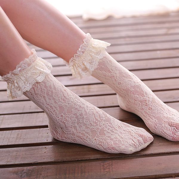 lolita luo lace and lita lace calf stacked socks sweet girl medium socks thin, Pink;yellow
lolita luo lace and lita lace calf stacked socks sweet girl medium socks thin, Pink;yellow