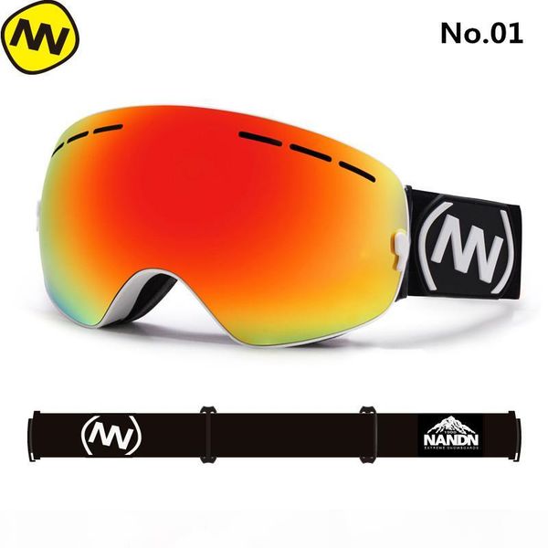 wholesale ski goggles snowboard large spherical lens professional double- antifogging skiing goggles for men women, White;black
wholesale ski goggles snowboard large spherical lens professional double- antifogging skiing goggles for men women, White;black