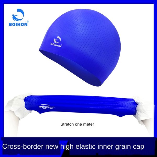 thickened silicone high elasticity professional products inner grain silicone swimming cap swimming cap sale
thickened silicone high elasticity professional products inner grain silicone swimming cap swimming cap sale