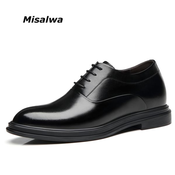 dress shoes misalwa 5/7cm classic mens derby platform height increase men formal suit elevator business, Black
dress shoes misalwa 5/7cm classic mens derby platform height increase men formal suit elevator business, Black