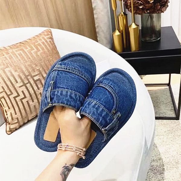 couple models fashion new slippers washing process denim lazy slippers fashion comfortable leisure flip flop, Black
couple models fashion new slippers washing process denim lazy slippers fashion comfortable leisure flip flop, Black