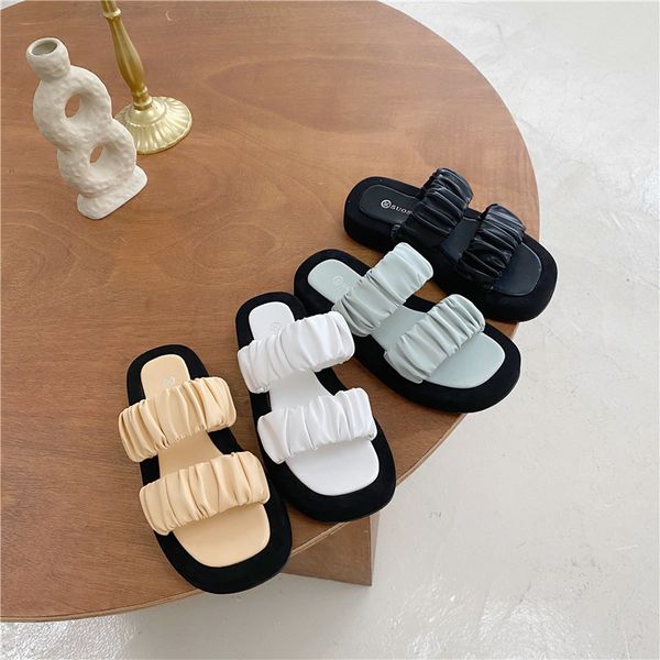 2020 new black slippers fashion flat shoes women mule sandal open toe flat casual slides summer outdoor talon femme
2020 new black slippers fashion flat shoes women mule sandal open toe flat casual slides summer outdoor talon femme
