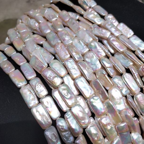 new long cube baroque handmade accessories pearl natural freshwater pearl necklace semi-finished accessories handmade materials, Silver
new long cube baroque handmade accessories pearl natural freshwater pearl necklace semi-finished accessories handmade materials, Silver