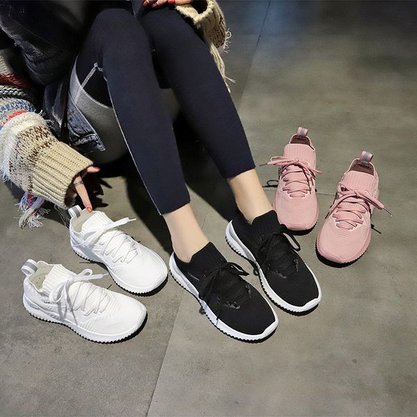 women sneakers 2020 summer breathable mesh air casual sports shoes lace up light comfort woman running shoe 3h42, Black
women sneakers 2020 summer breathable mesh air casual sports shoes lace up light comfort woman running shoe 3h42, Black
