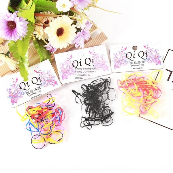 2019 boutique accessories female color rubber children's rubber band disposable hair band black hair rope, Slivery;white
2019 boutique accessories female color rubber children's rubber band disposable hair band black hair rope, Slivery;white