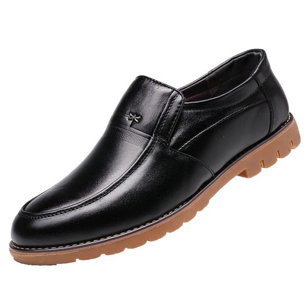 genuine leather shoes men brand footwear non-slip oxford sole fashion men's dress shoes male cowhide oxford, Black
genuine leather shoes men brand footwear non-slip oxford sole fashion men's dress shoes male cowhide oxford, Black