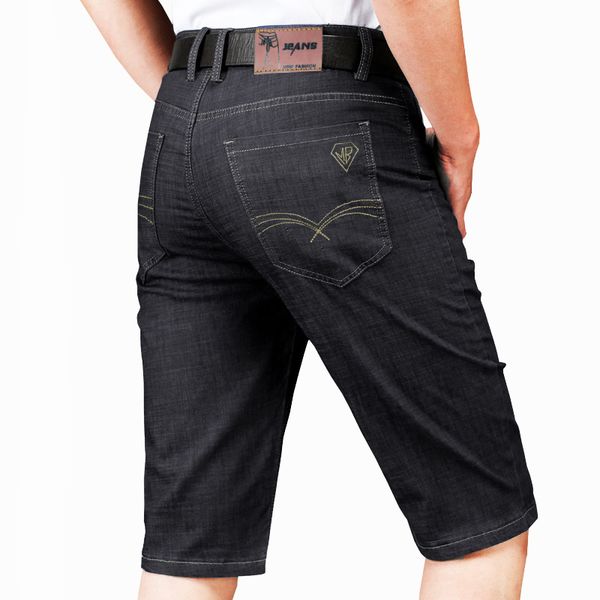 men jeans summer thin breathable soft mid straight regular men's half jeans trousers mens clothing knee half shorts, Blue
men jeans summer thin breathable soft mid straight regular men's half jeans trousers mens clothing knee half shorts, Blue
