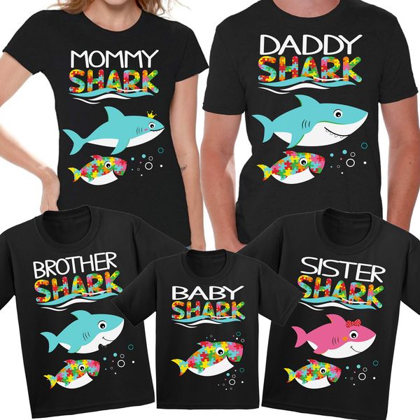autism power family matching outfit autism puzzle mommy daddy big family shark t-shirts y200713, Blue
autism power family matching outfit autism puzzle mommy daddy big family shark t-shirts y200713, Blue