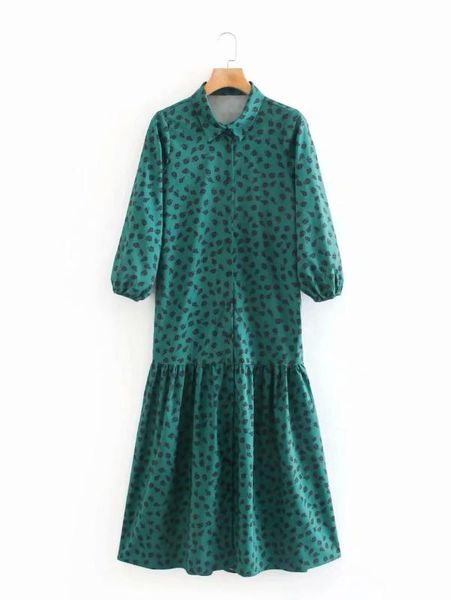 2020 spring summer new european deep green flower print zaraing women dress zanzeaing sheining female dress plus size xdn9459, Black;gray
2020 spring summer new european deep green flower print zaraing women dress zanzeaing sheining female dress plus size xdn9459, Black;gray