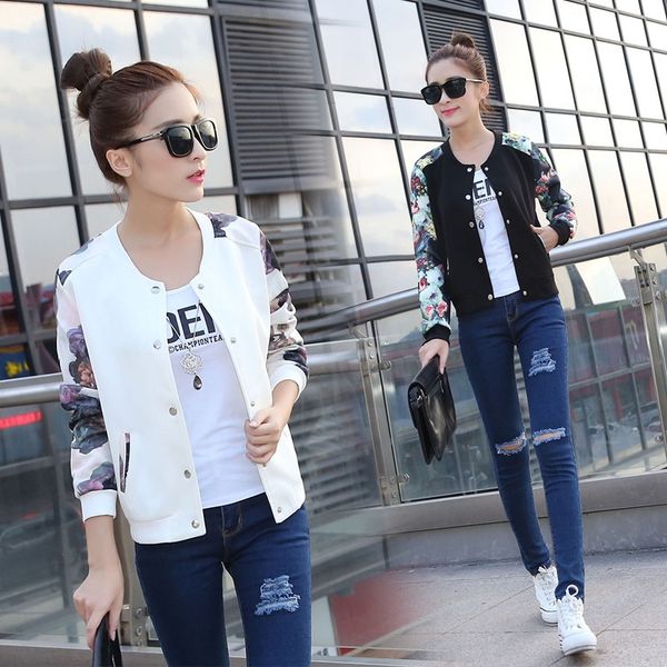 zg3vy 2020 autumn korean style student women's base ball jacket thin baseball suit women's printed cardigan long sleeve sweater ca, Black;brown
zg3vy 2020 autumn korean style student women's base ball jacket thin baseball suit women's printed cardigan long sleeve sweater ca, Black;brown