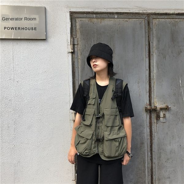 nr0fl outdoor pgraphy fashion brand couple style female female vest function tactical tooling multi-pocket men's and women's vest, Black;white
nr0fl outdoor pgraphy fashion brand couple style female female vest function tactical tooling multi-pocket men's and women's vest, Black;white