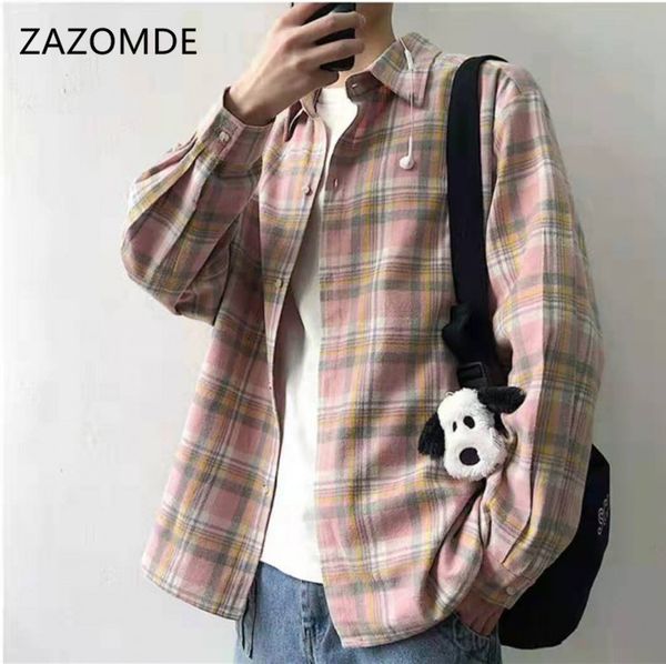 zazomde 2020 new casual pink plaid shirt men slim fit male long sleeve shirts men fashion brand plus size male strip shirts, White;black
zazomde 2020 new casual pink plaid shirt men slim fit male long sleeve shirts men fashion brand plus size male strip shirts, White;black