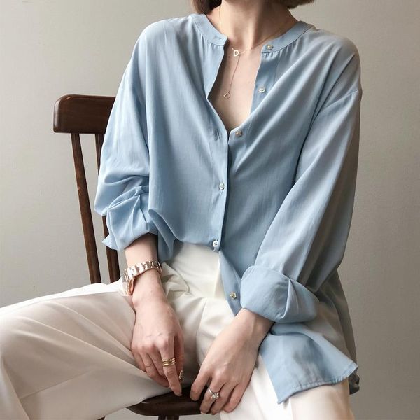 new 2020 autumn lazy style womens and blouses back split loose long sleeve long shirts, White
new 2020 autumn lazy style womens and blouses back split loose long sleeve long shirts, White