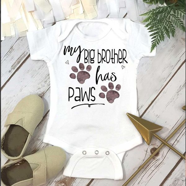 0-24m infant newborn baby boy girl short sleeve letter print my big brother has paws romper outfits summer baby clothes, Blue
0-24m infant newborn baby boy girl short sleeve letter print my big brother has paws romper outfits summer baby clothes, Blue