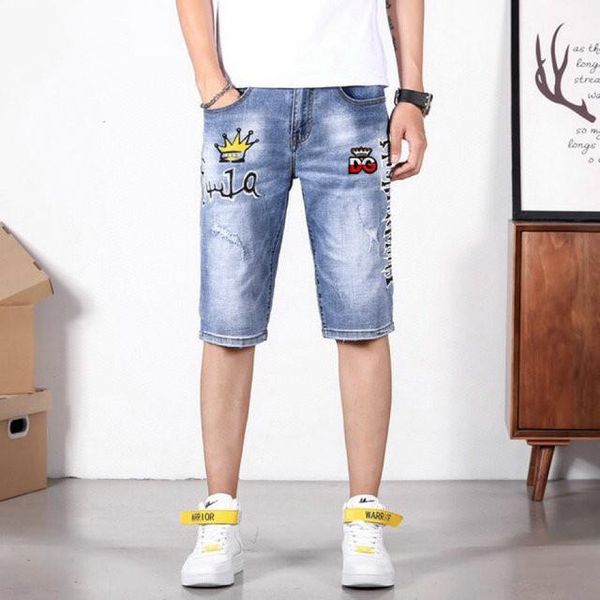 men designer jeans short mens 2020 luxury designer clothes ripped fit represen pencil fog patches short pants size 28-36, Blue
men designer jeans short mens 2020 luxury designer clothes ripped fit represen pencil fog patches short pants size 28-36, Blue