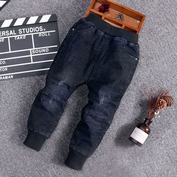 jeans panty 2020 new children's clothing korean men's pants fashionable plus velvet thickened children's jeans pants, Blue
jeans panty 2020 new children's clothing korean men's pants fashionable plus velvet thickened children's jeans pants, Blue