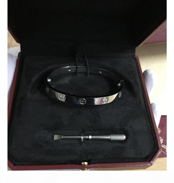 2019 love bracelets bangle rose gold bangles women men screw screwdriver bracelet couple jewelry with high-grade original box jewelry gift, Black
2019 love bracelets bangle rose gold bangles women men screw screwdriver bracelet couple jewelry with high-grade original box jewelry gift, Black