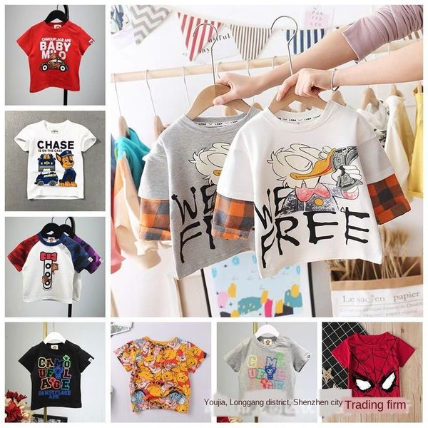 new 2020 clothing clothes summer clothing korean cartoon children's t-shirt children's t-shirt top, Blue
new 2020 clothing clothes summer clothing korean cartoon children's t-shirt children's t-shirt top, Blue