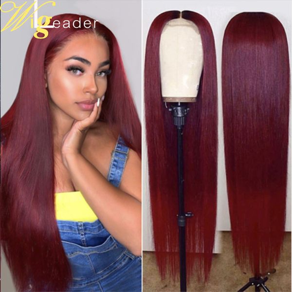 wigleader burgundy remy human hair preplucked 180% density 99j# lace frontal wigs remy hair wigs for black women
wigleader burgundy remy human hair preplucked 180% density 99j# lace frontal wigs remy hair wigs for black women