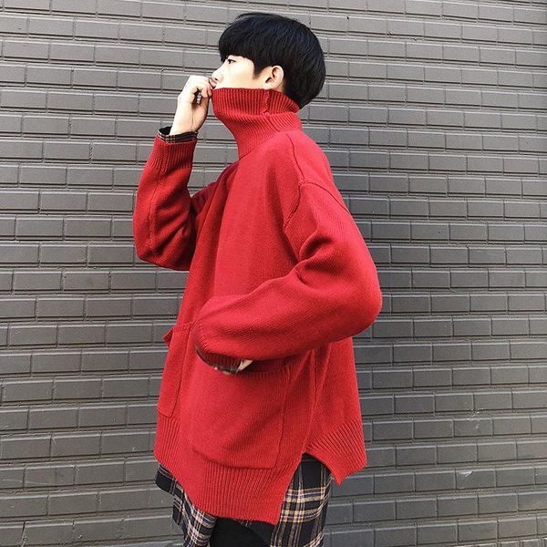 2018 autumn and winter high collar double pocket sweater solid color casual pullover white / black / blue red army green
2018 autumn and winter high collar double pocket sweater solid color casual pullover white / black / blue red army green