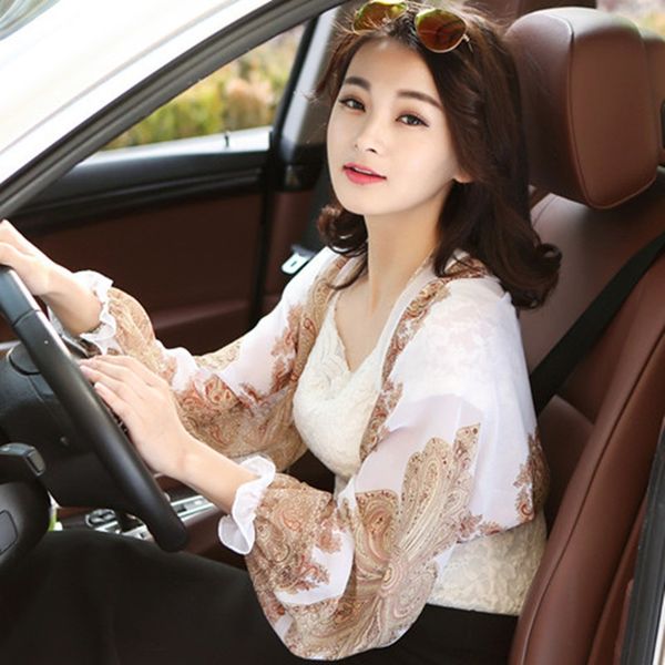 chiffon sun-proof shawl outdoor riding cashew sunscreen clothes shawl sunscreen clothes flower uv-proof sleeve ladies, Blue;gray
chiffon sun-proof shawl outdoor riding cashew sunscreen clothes shawl sunscreen clothes flower uv-proof sleeve ladies, Blue;gray