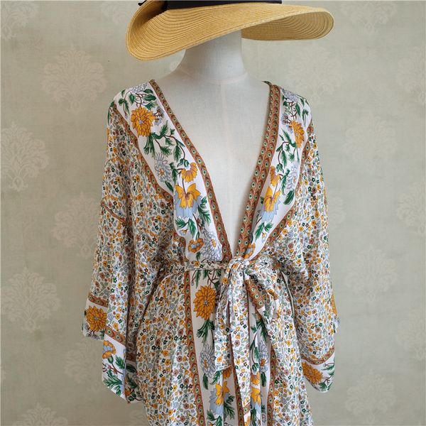 2020 new bohemian printed plus size regular summer beach wear kimono cardigan cover ups cotton tunic women long blouse shirts n803, White
2020 new bohemian printed plus size regular summer beach wear kimono cardigan cover ups cotton tunic women long blouse shirts n803, White