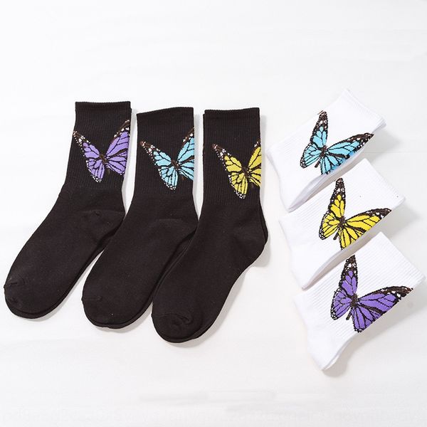 women's mid-calf butterfly ins trendy black white butterfly sports mid-calf socks women's skateboard trendy socks for men and wome, Pink;yellow
women's mid-calf butterfly ins trendy black white butterfly sports mid-calf socks women's skateboard trendy socks for men and wome, Pink;yellow