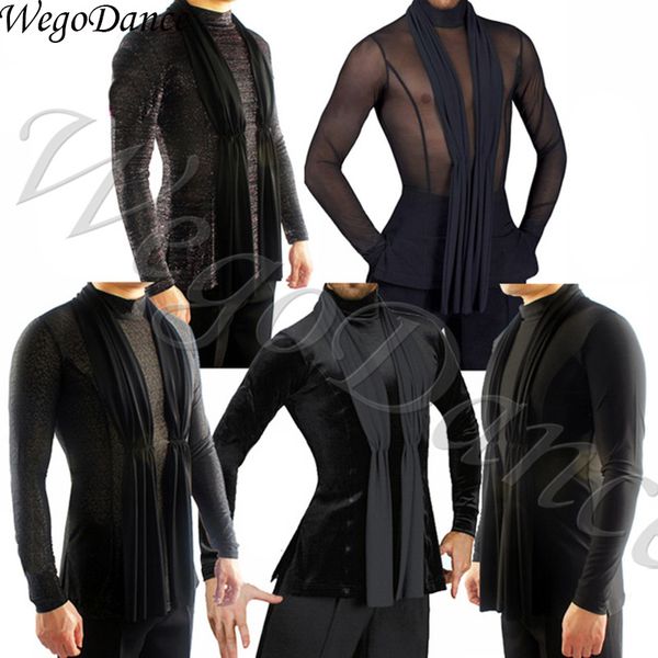 customized latin dance black long sleeve stretch shirt new men ballroom competitive shirts, Black;red
customized latin dance black long sleeve stretch shirt new men ballroom competitive shirts, Black;red