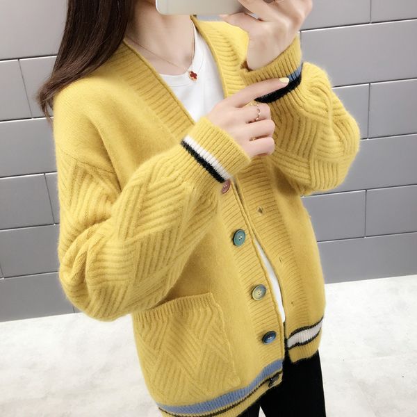 new autumn spring 2020 women sweater cardigans casual warm long design female knitted sweater coat printed cardigan lady, White
new autumn spring 2020 women sweater cardigans casual warm long design female knitted sweater coat printed cardigan lady, White
