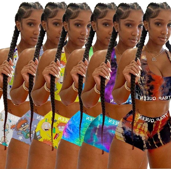 women swim clothing tie-dye tight two-piece set club print sleeveless vest shorts outfits ladies plus size jogging suit p6669, Gray
women swim clothing tie-dye tight two-piece set club print sleeveless vest shorts outfits ladies plus size jogging suit p6669, Gray