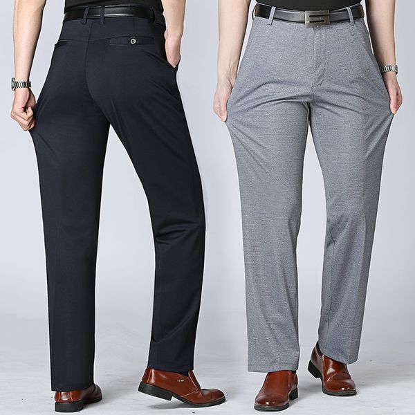 2020 new fashion men's casual pants loose straight high waist plus-size male dress pants formal trousers full length black gray
2020 new fashion men's casual pants loose straight high waist plus-size male dress pants formal trousers full length black gray