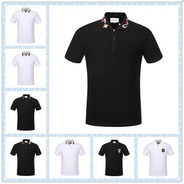 20ss summer casual mens polos double buckle lapel classic shirt europe style jacket short-sleeved polos breathable men cotton polo shirt, White;black
20ss summer casual mens polos double buckle lapel classic shirt europe style jacket short-sleeved polos breathable men cotton polo shirt, White;black