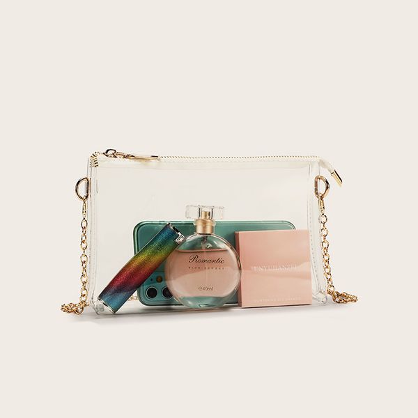 zipper closure transparent women clutch pvc clear cross body bag fashion shoulder bag game day purse
zipper closure transparent women clutch pvc clear cross body bag fashion shoulder bag game day purse