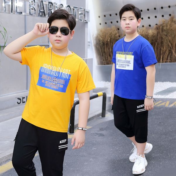 t-shirt children's clothing fat children's suit summer clothing new big boy fat boy plus loose sports t-shirt two-piece set
t-shirt children's clothing fat children's suit summer clothing new big boy fat boy plus loose sports t-shirt two-piece set