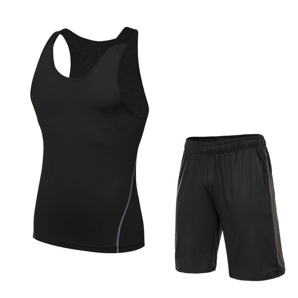 running jerseys mens vest gym sleeveless shirt fitness sports tight compression t-shirts quick dry jersey, Black;blue
running jerseys mens vest gym sleeveless shirt fitness sports tight compression t-shirts quick dry jersey, Black;blue